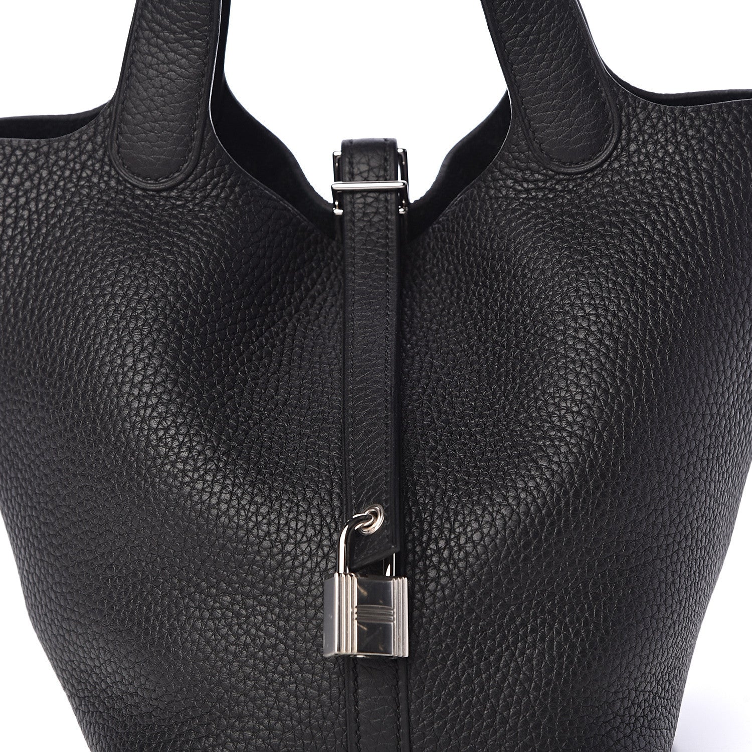 Hermes Taurillon Clemence Picotin Lock 18 PM Black 11 of 12