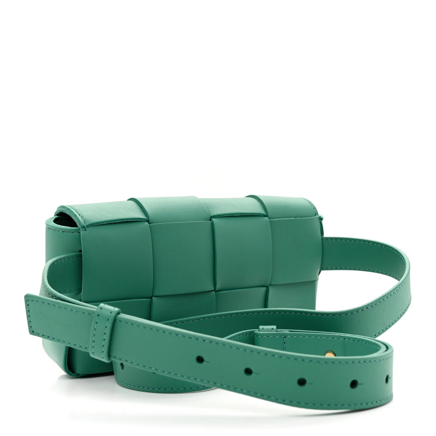 Nappa Maxi Intreccio The Belt Cassette Bag Mermaid