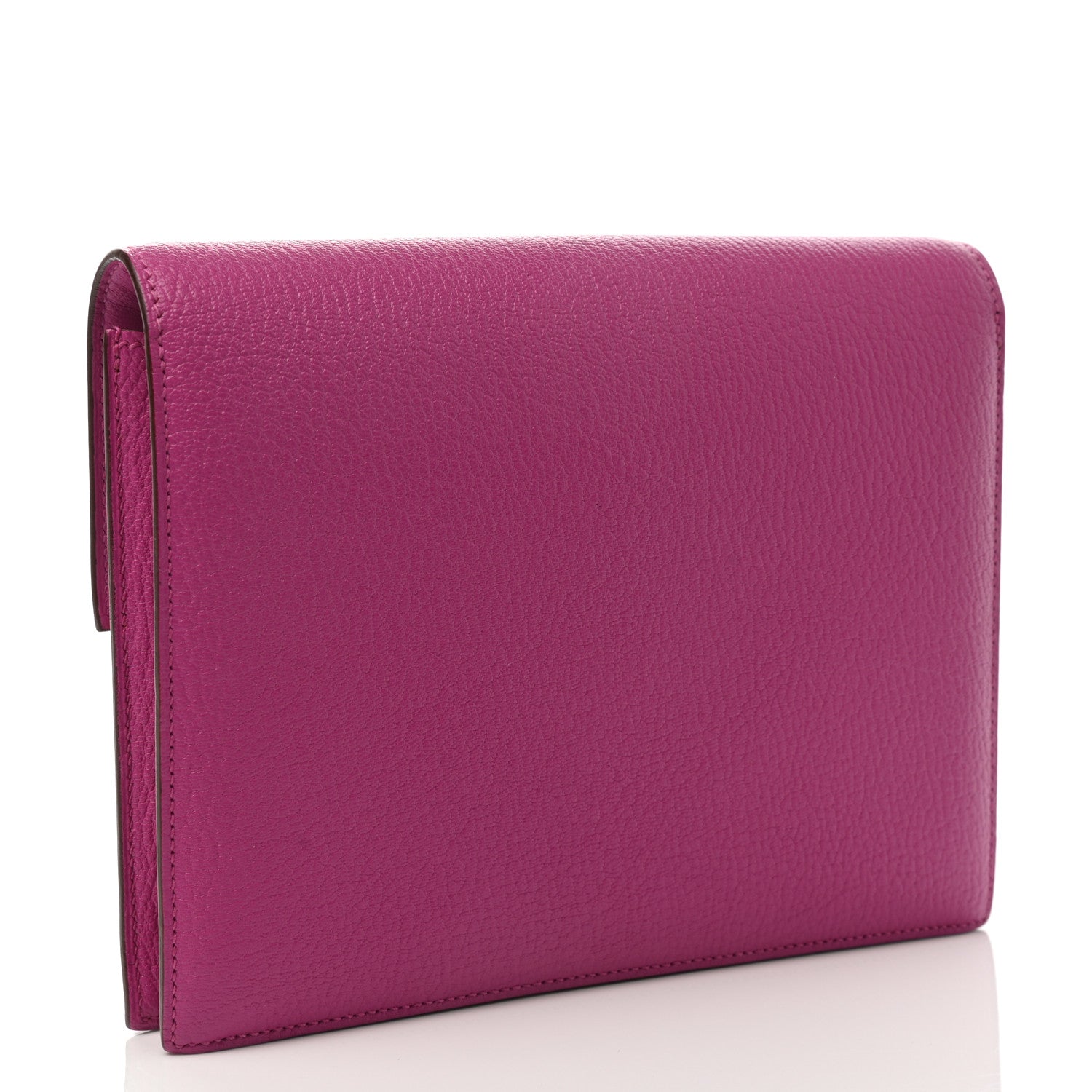 Hermes Chevre Mysore Verrou Clutch Magnolia 3 of 7