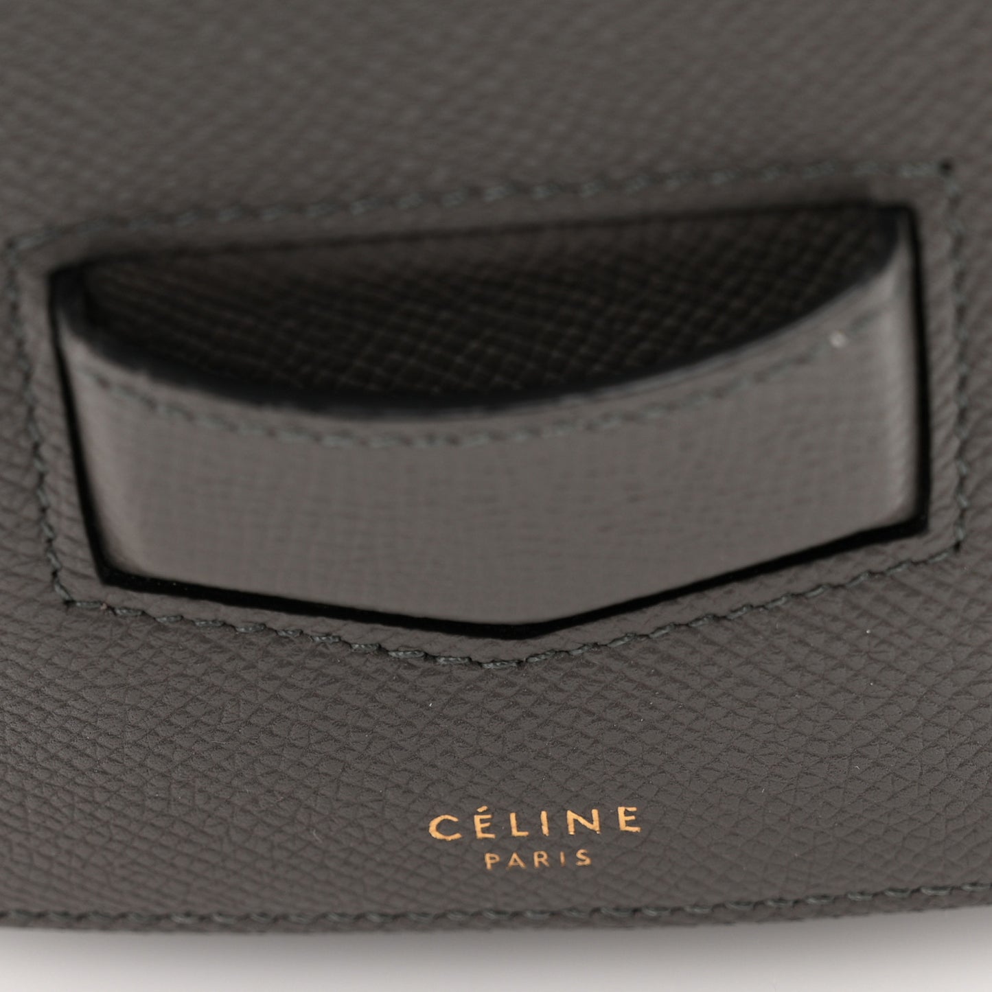 Baby Grained Calfskin Medium Trotteur Grey