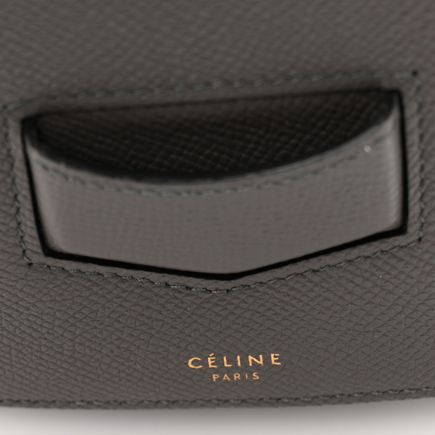 Celine Baby Grained Calfskin Medium Trotteur Grey 6 of 10