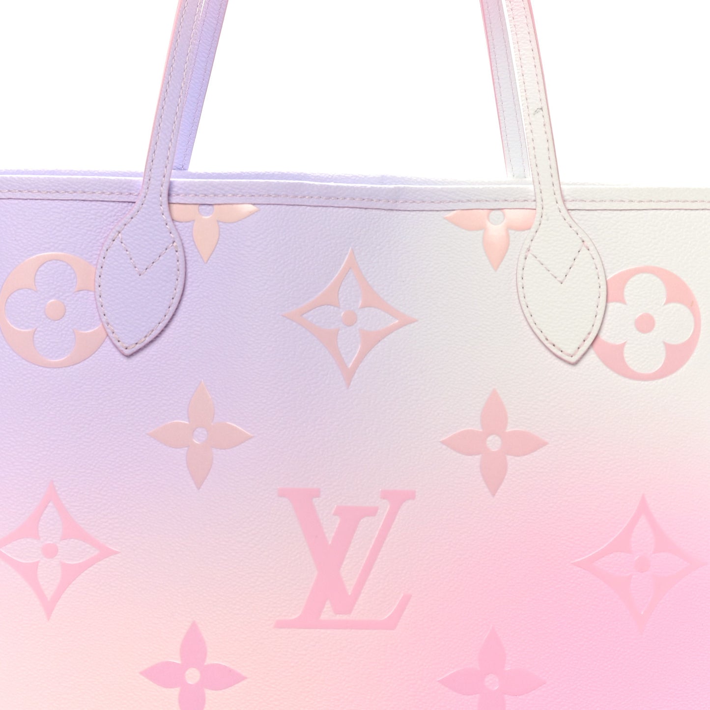 Monogram Giant Spring In The City Neverfull MM Sunrise Pastel