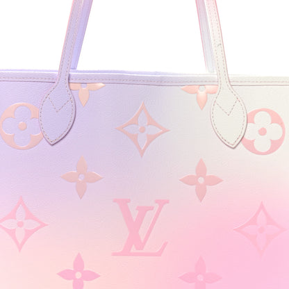 Louis Vuitton Monogram Giant Spring In The City Neverfull MM Sunrise Pastel 7 of 9