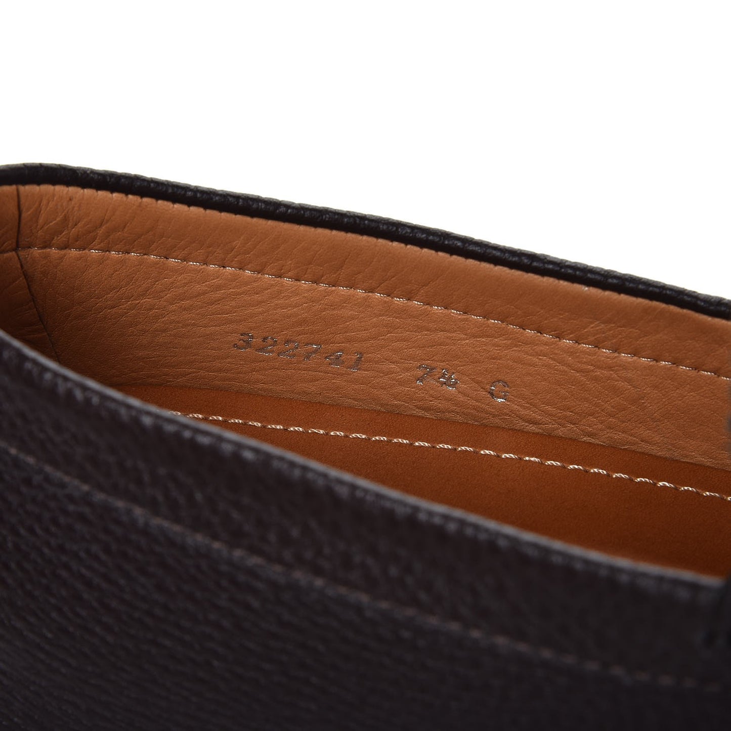 Calfskin Web Mens Horsebit Driver Loafers 7.5 Cocoa