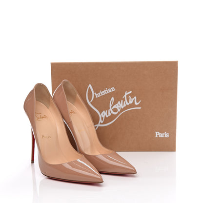 Christian Louboutin Patent So Kate 120 Pumps 39.5 Nude 10 of 10