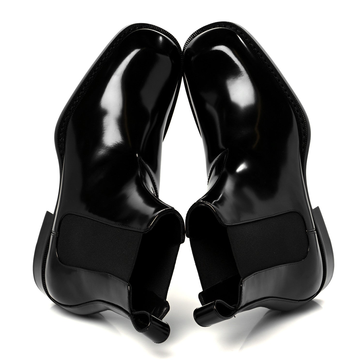 Saint Laurent Vitello Moet Mens Vadim 25 Booties 39 Black 2 of 10