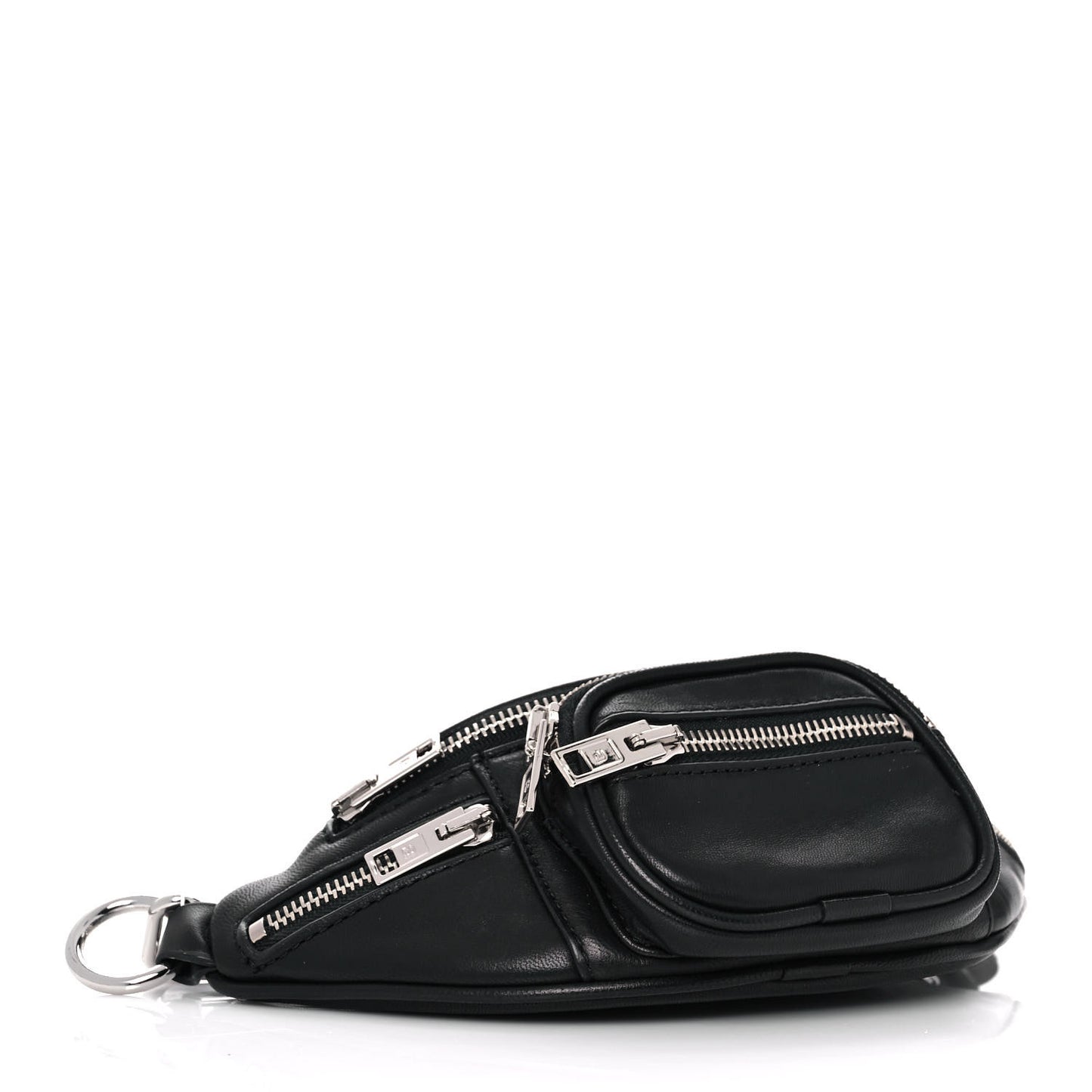 Lambskin Mini Attica Belt Bag Black
