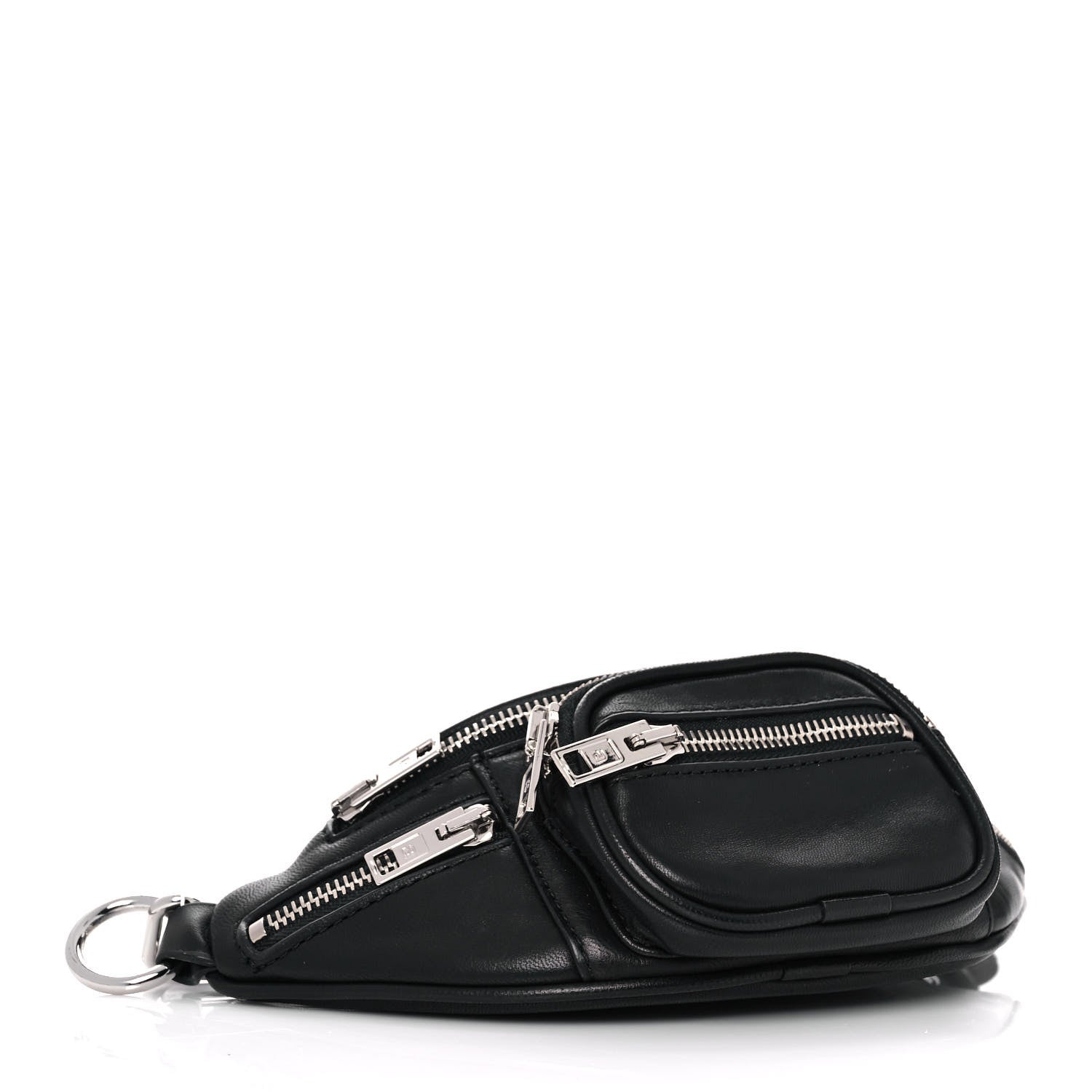 Alexander Wang Lambskin Mini Attica Belt Bag Black 4 of 10