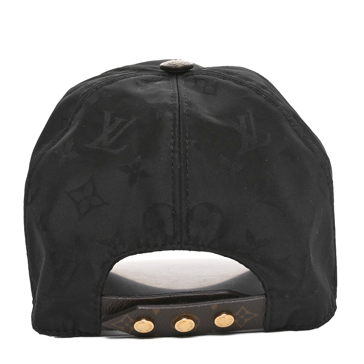 Louis Vuitton Polyester Silk Monogram LV Get Ready Cap L Black 6 of 9