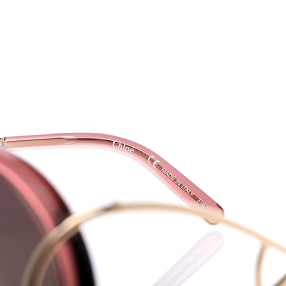 Chloe Jackson Oversized Round Sunglasses CE703S Rose 5 of 7