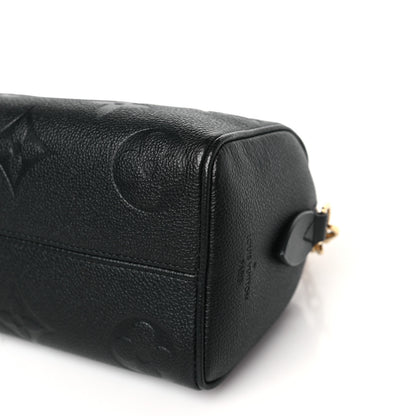Louis Vuitton Empreinte Monogram Giant Speedy Bandouliere 20 Black 8 of 8