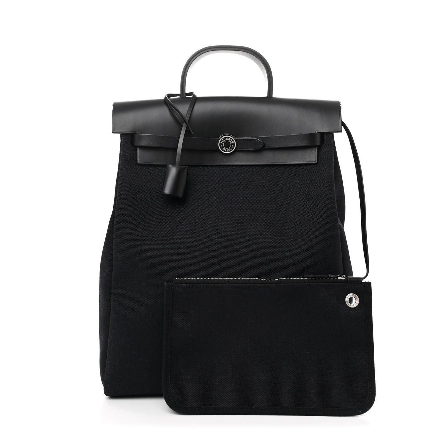 Military Toile Vache Hunter Herbag a Dos Zip Retourne Backpack Black