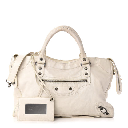 Balenciaga Agneau Classic Hardware City White 1 of 25