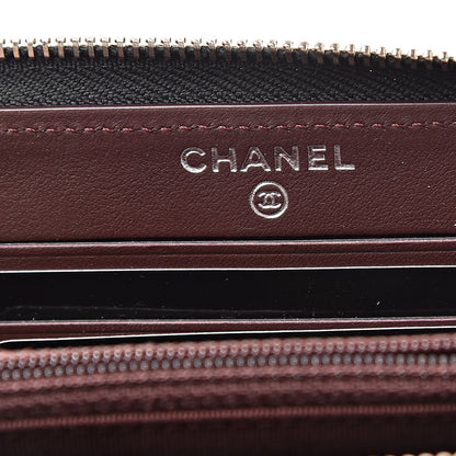Chanel Caviar Quilted Small Zip Around Wallet Black 6 of 10