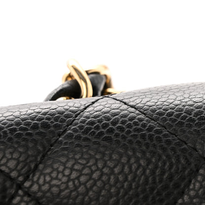Chanel Caviar Quilted Jumbo Single Flap Black 11 of 12