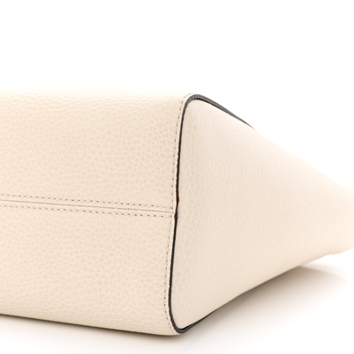 Gucci Dollar Calfskin Mini Swing Top Handle Bag Mystic White 9 of 9