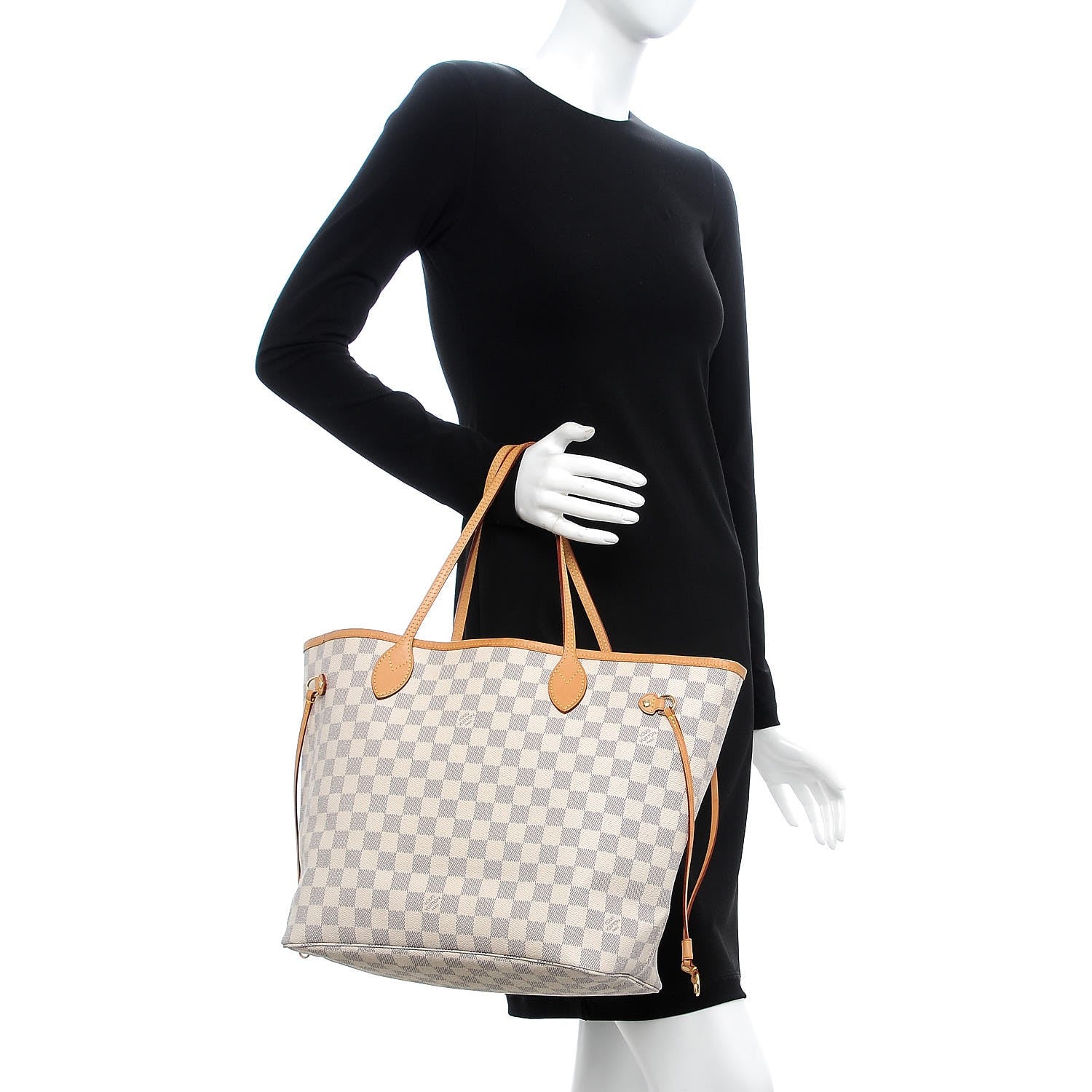 Louis Vuitton Damier Azur Neo Neverfull MM 2 of 8