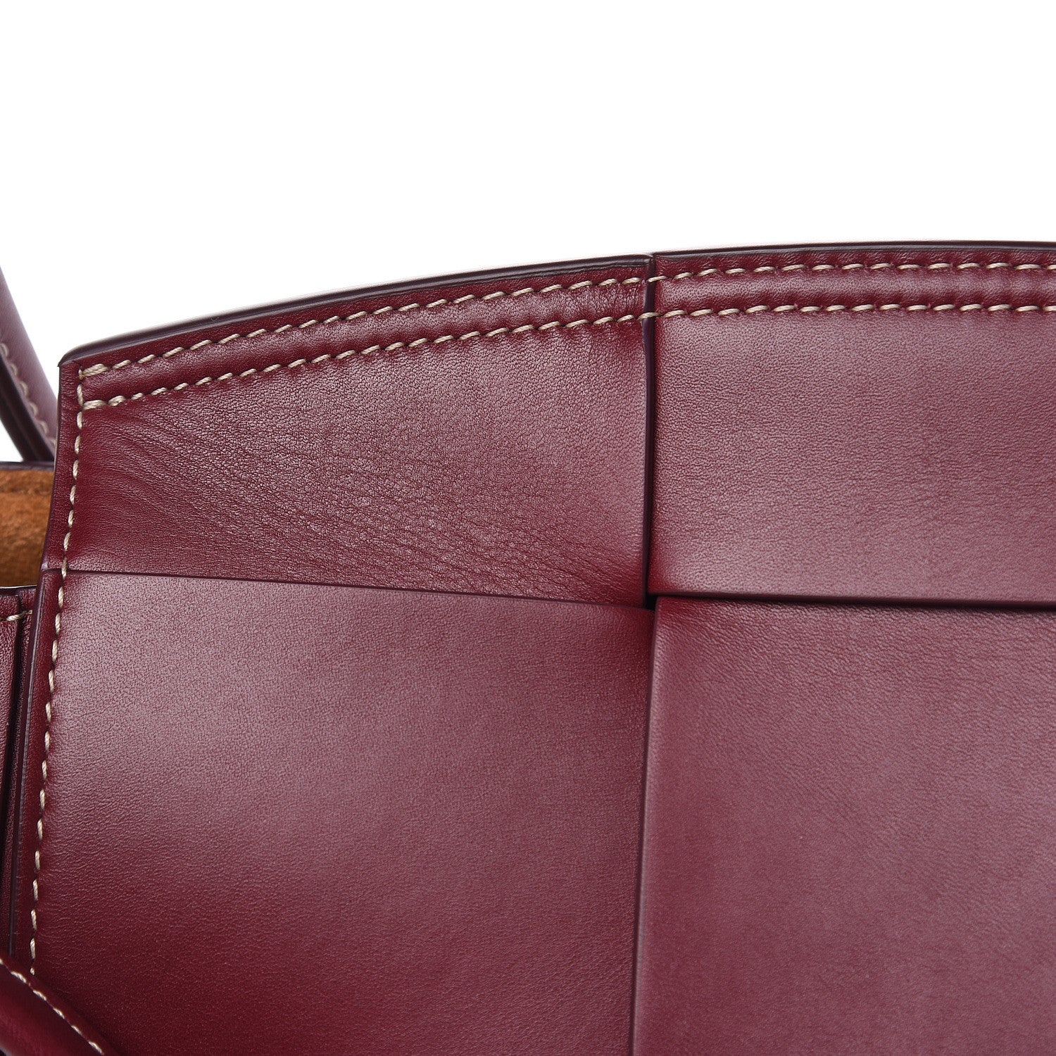 Bottega Veneta French Calfskin Maxi Intrecciato Arco 33 Bordeaux 14 of 14