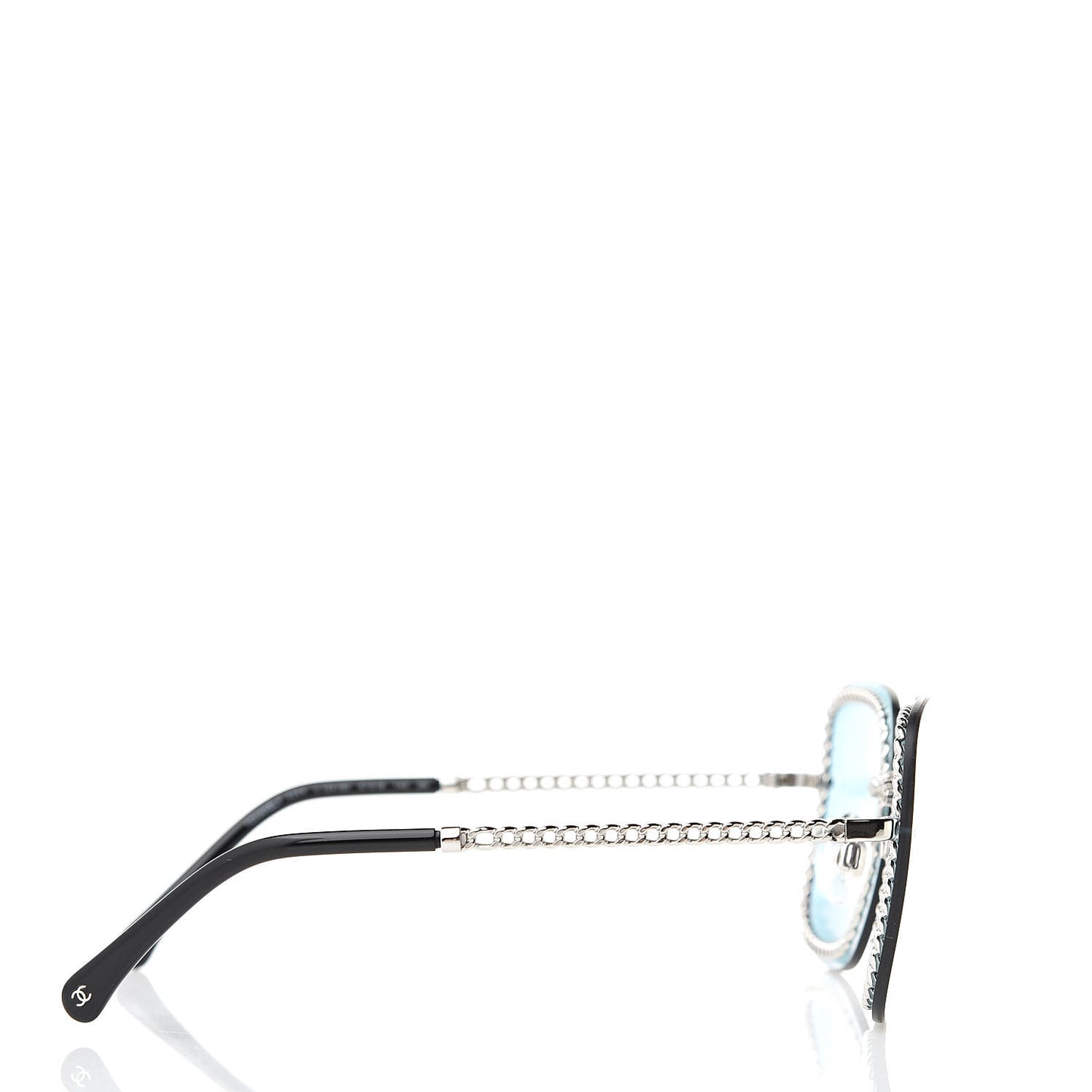 Chain Square Sunglasses 4244 Blue