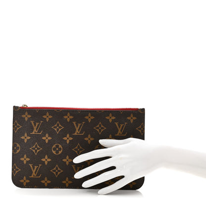 Louis Vuitton Monogram Neverfull MM GM Pochette Cherry 2 of 9