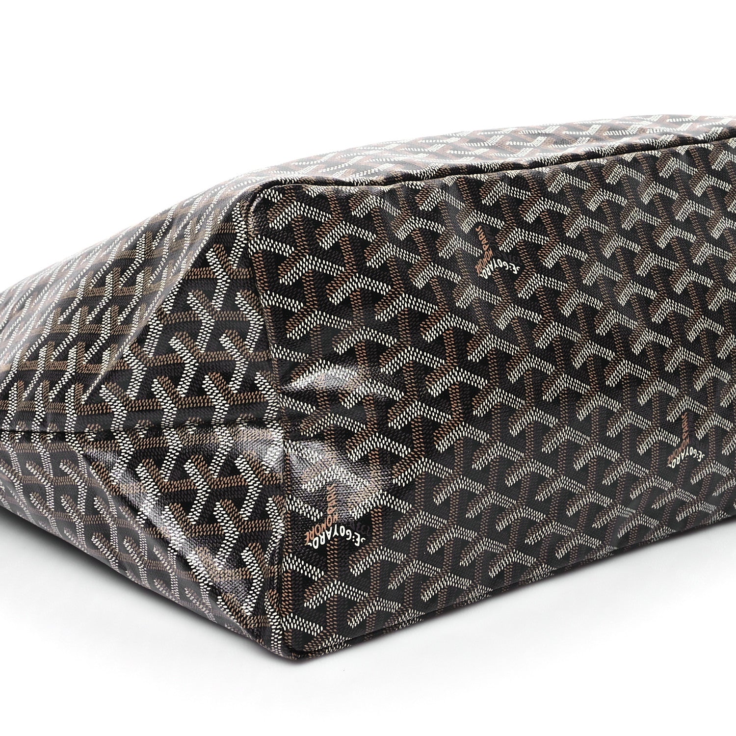 Goyard Goyardine Saint Louis GM Black Gold 10 of 12