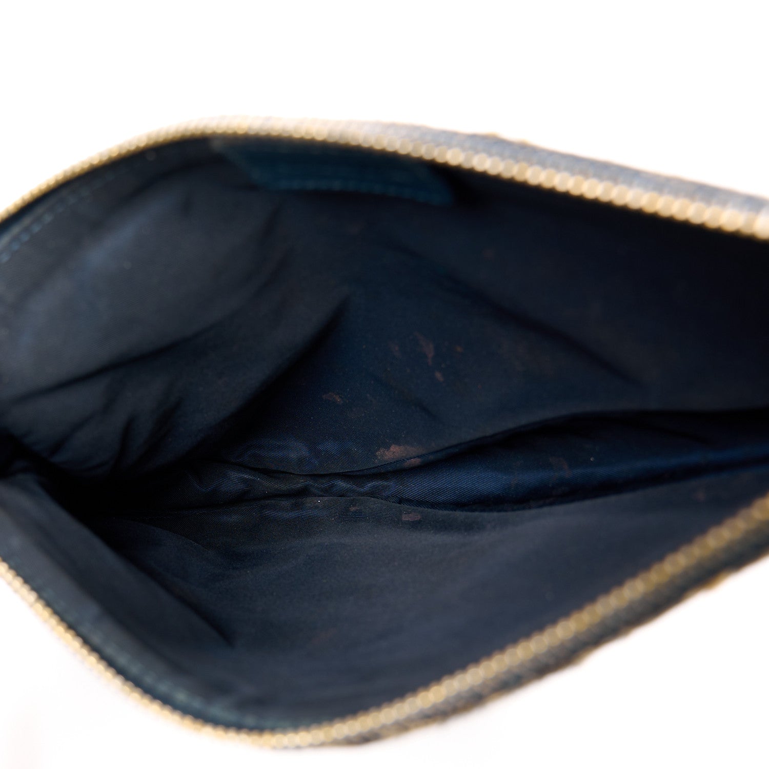 Christian Dior Monogram Mini Saddle Pochette Navy 12 of 18