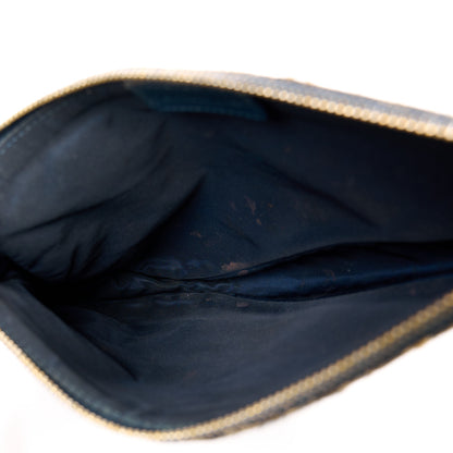 Christian Dior Monogram Mini Saddle Pochette Navy 12 of 18