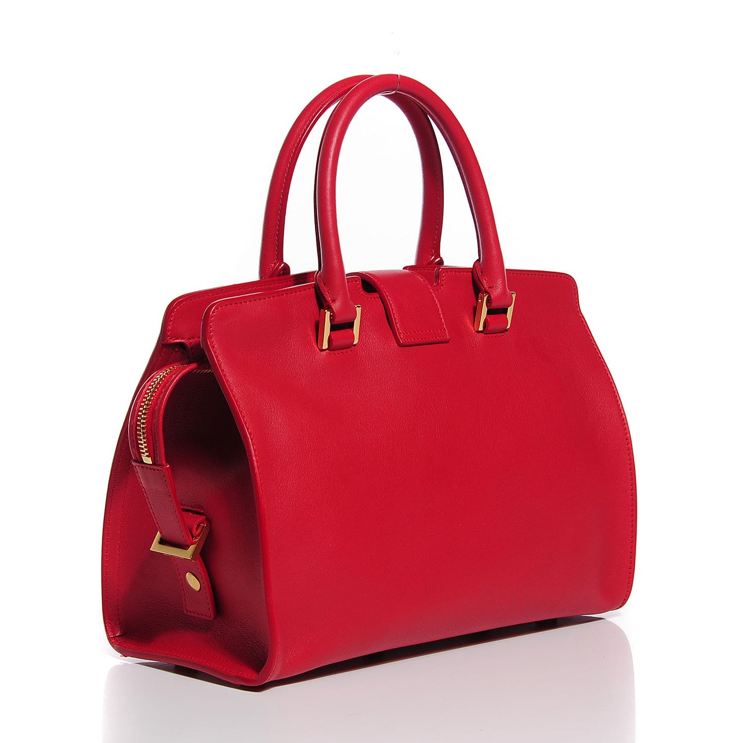 Calfskin Baby Monogram Cabas Red