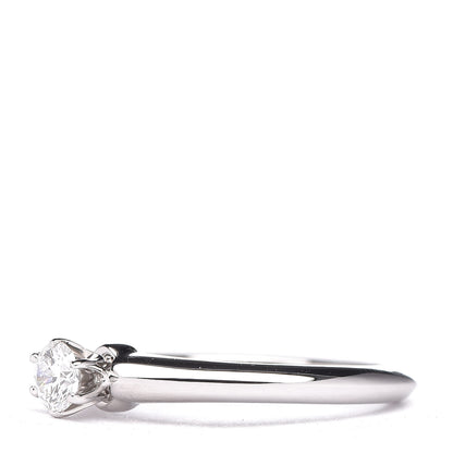 Tiffany Platinum Diamond .18ct Solitaire Engagement Ring 47 4 3 of 7