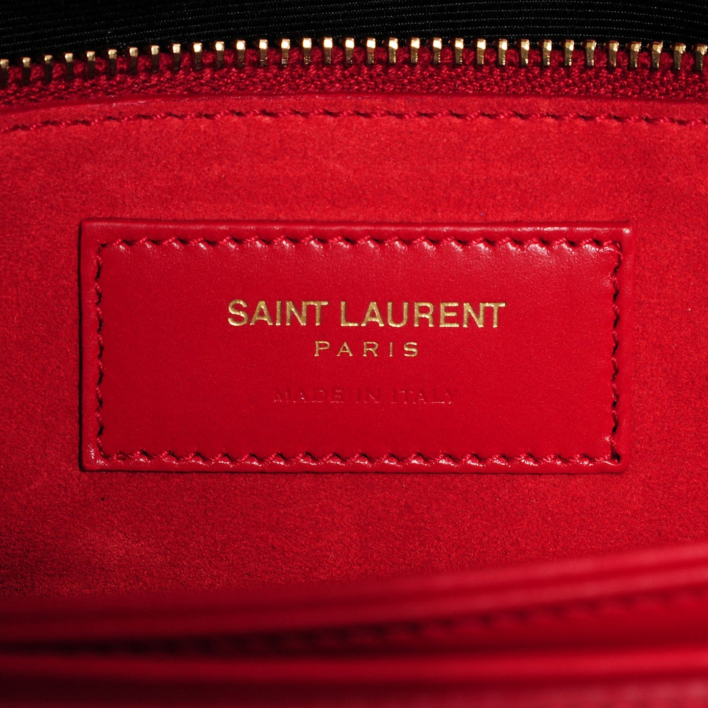 Smooth Calfskin Classic Medium Monogram Universite Bag Red