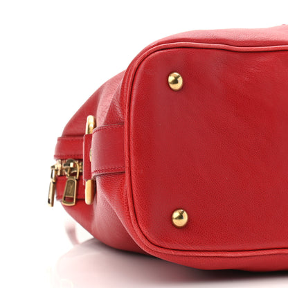 Saint Laurent Calfskin Large Muse Red 11 of 12