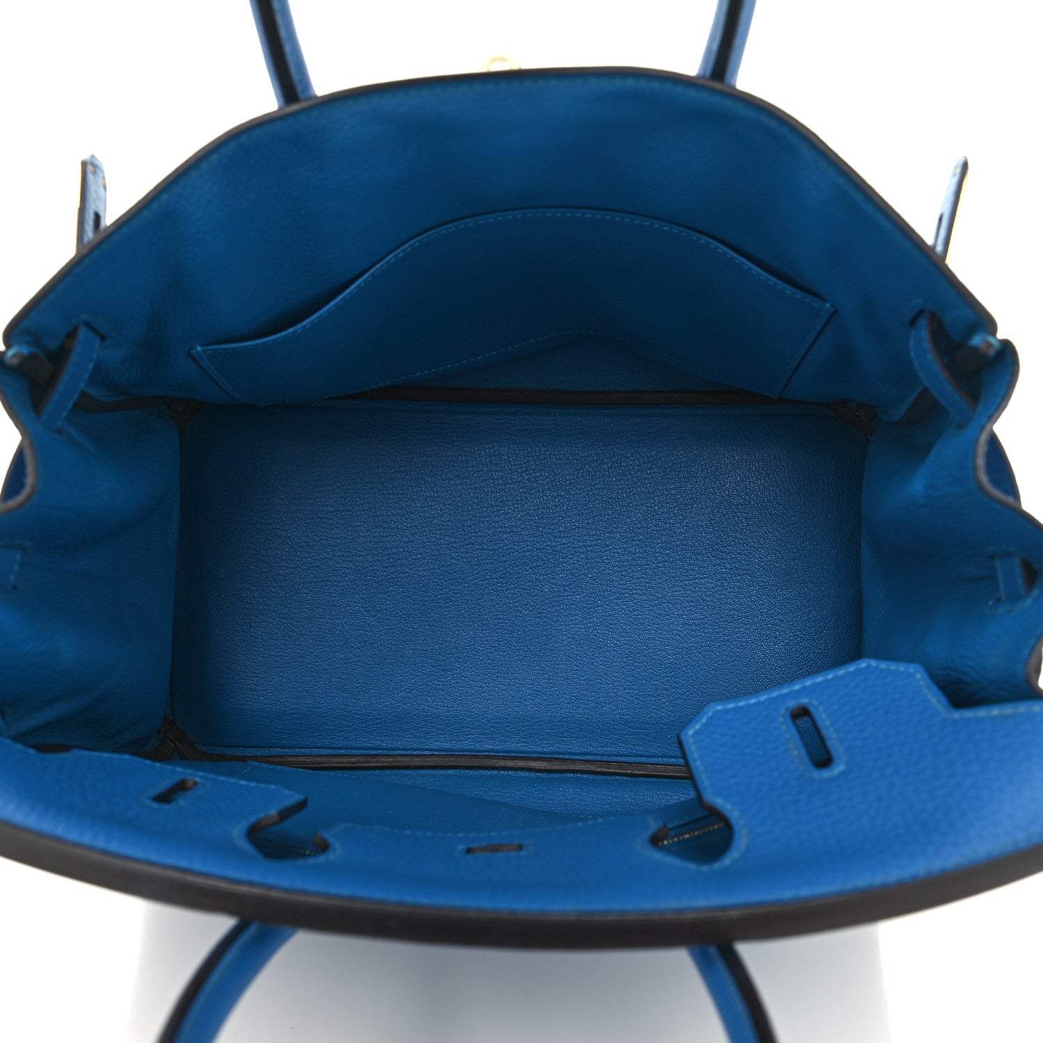 Hermes Taurillon Clemence Birkin 30 Mykonos 5 of 13