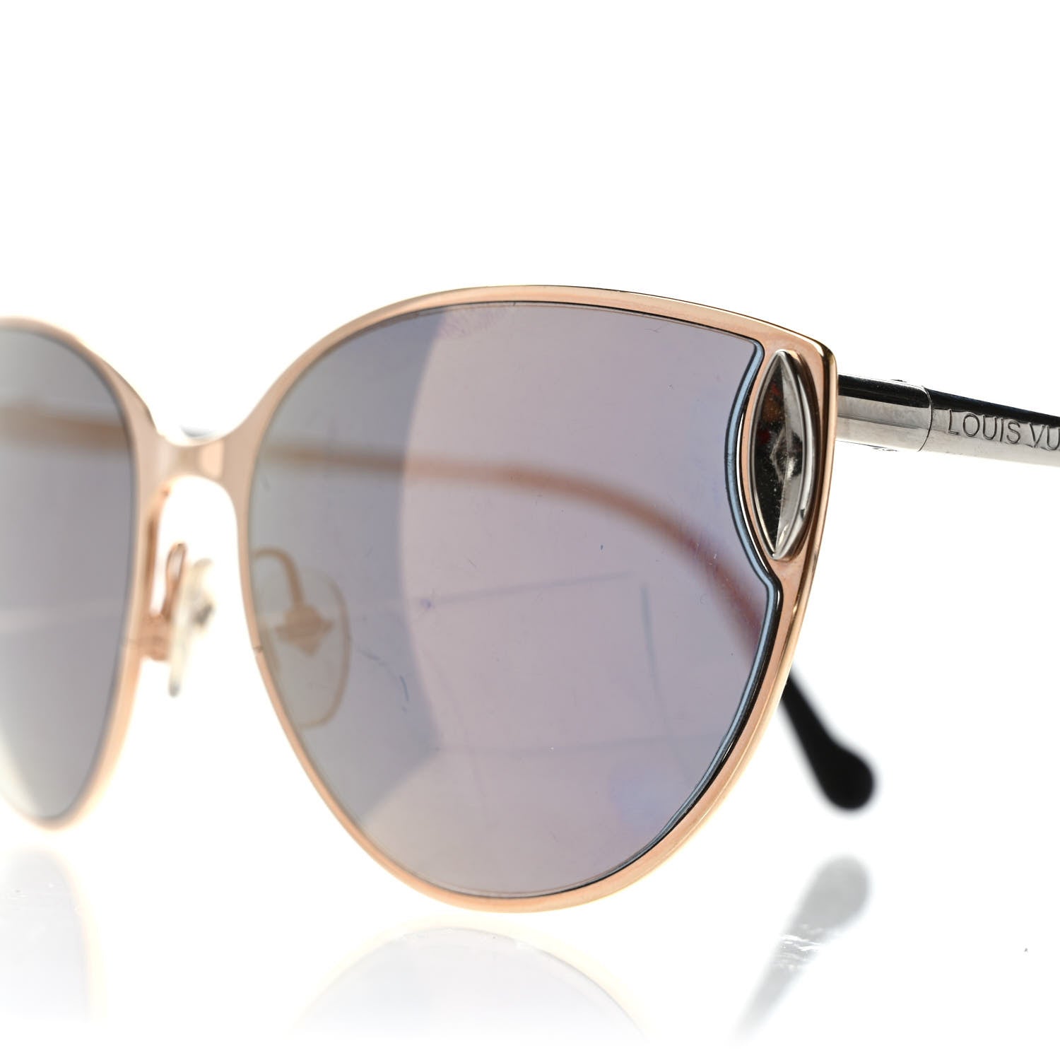 Louis Vuitton Crystal Dali Cat Eye Sunglasses Z0824U 5 of 8