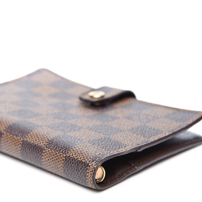 Louis Vuitton Damier Ebene Small Ring Agenda Cover 5 of 9