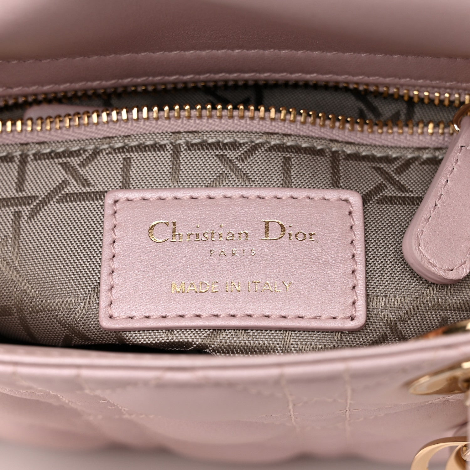Christian Dior Lambskin Cannage Mini Lady Dior Rose Clair 6 of 10