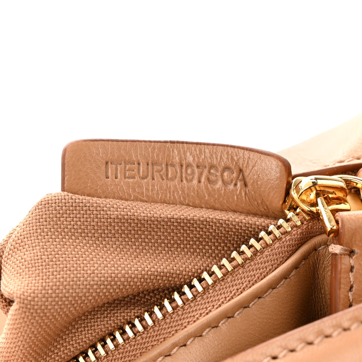 Lambskin Small Olympia Shoulder Bag Tan