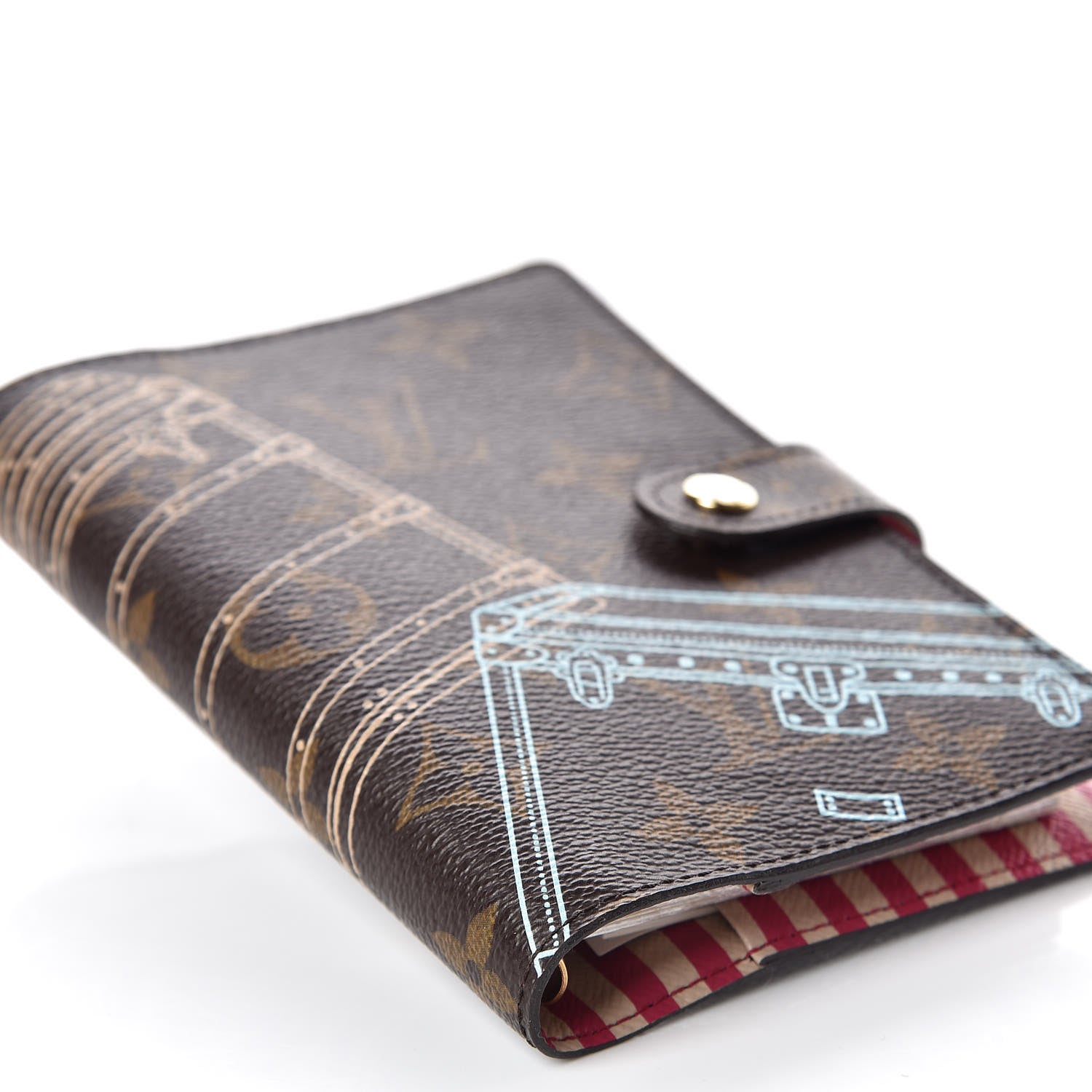 Louis Vuitton Monogram 2014 Christmas Animation Small Ring Agenda Cover 8 of 9