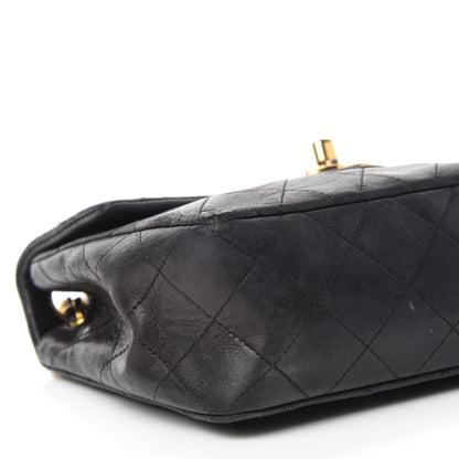 Chanel Lambskin Quilted Mini Square Flap Black 6 of 11