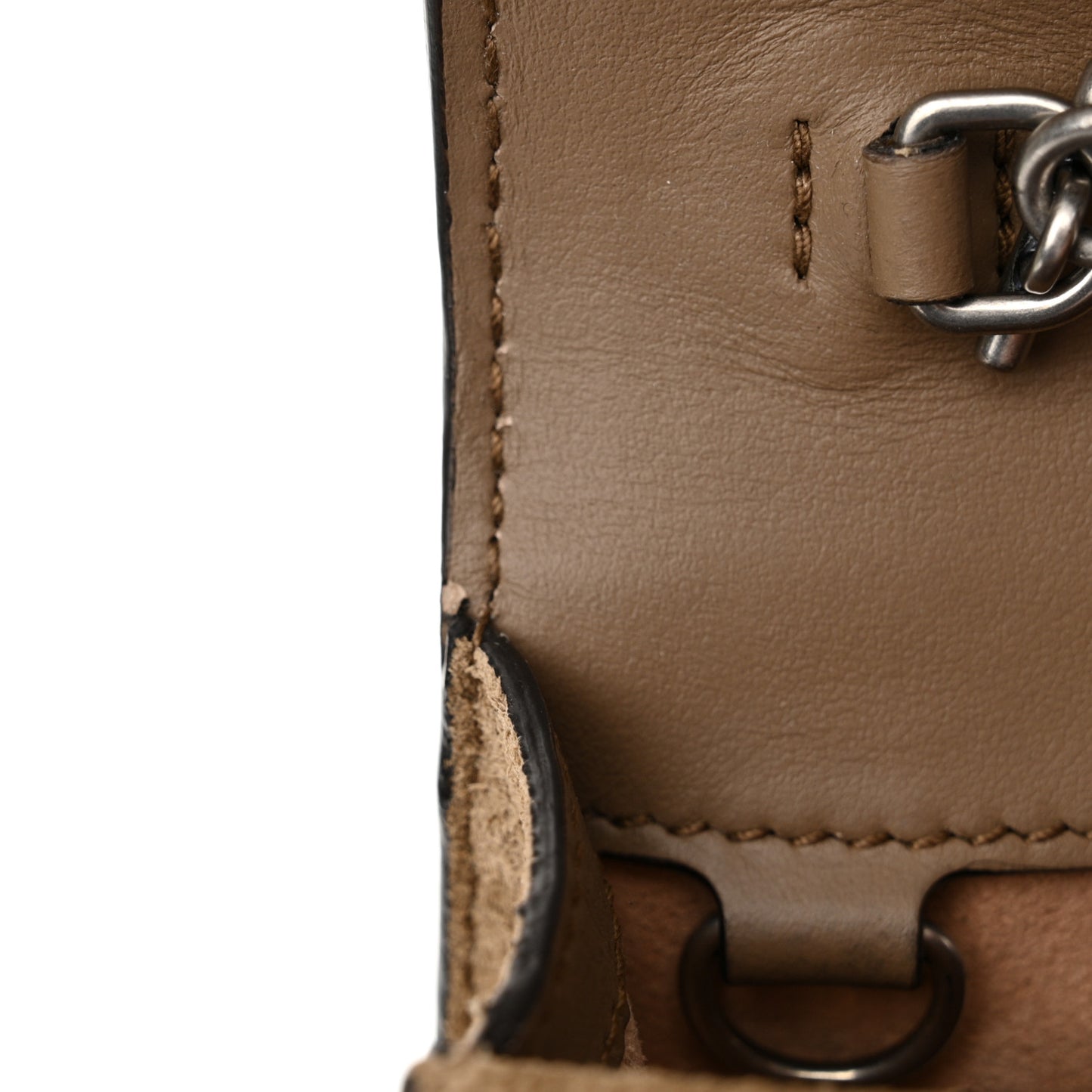 GG Supreme Monogram Super Mini Dionysus Shoulder Bag Taupe