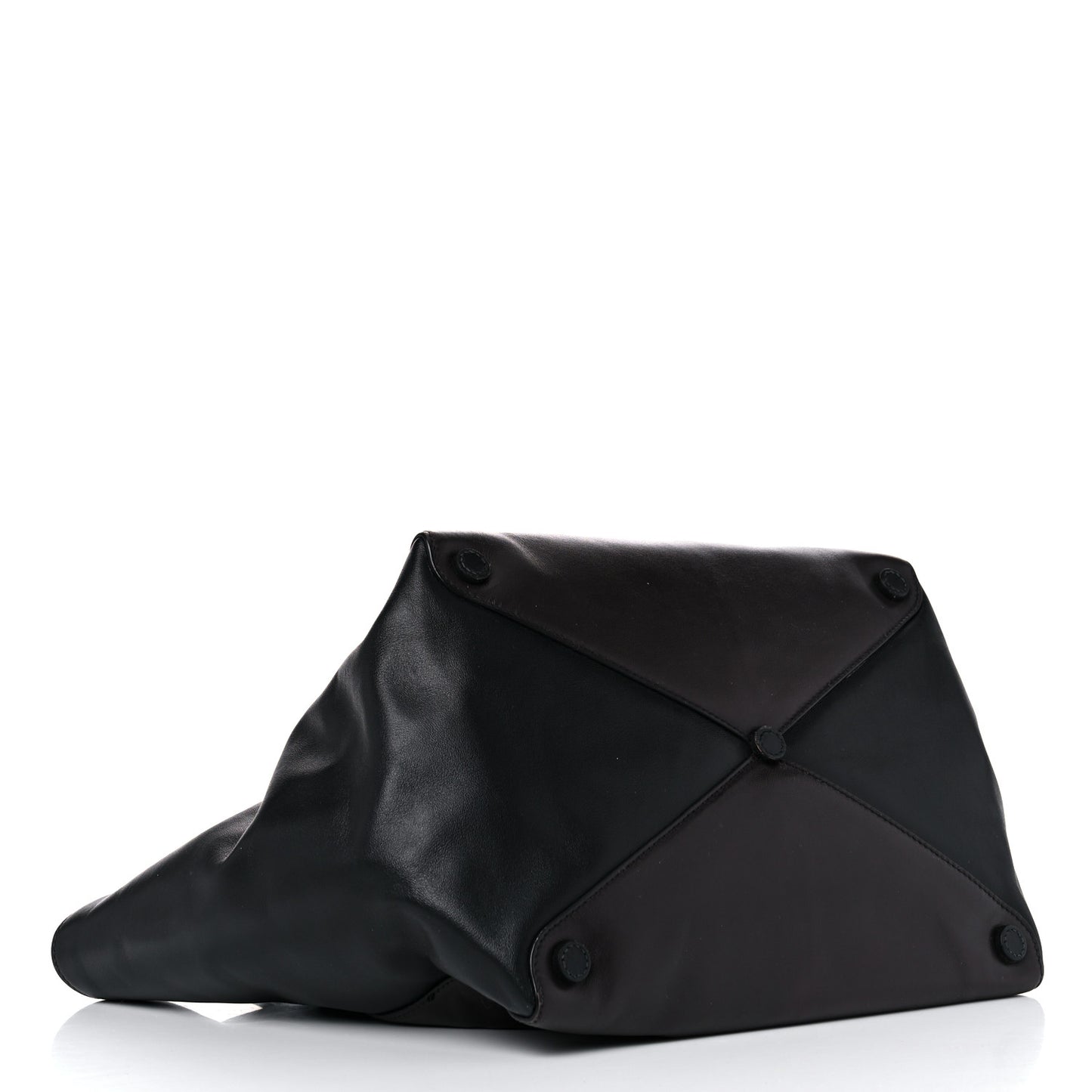Soft Calfskin Tote Ebano Black
