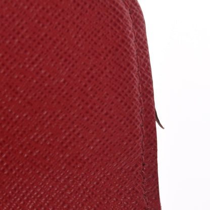 Louis Vuitton Damier Ebene Emilie Wallet Red 8 of 16