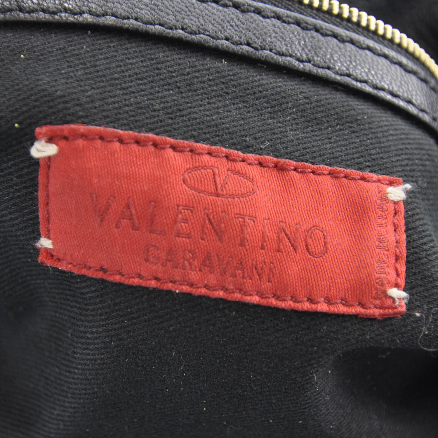 Valentino Garavani Leather Catch Hobo Black 9 of 10