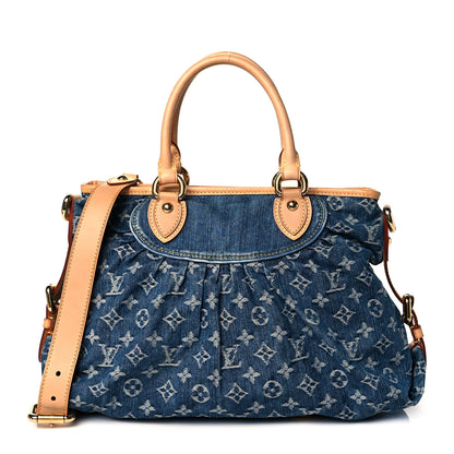 Louis Vuitton Denim Neo Cabby MM Blue 1 of 13