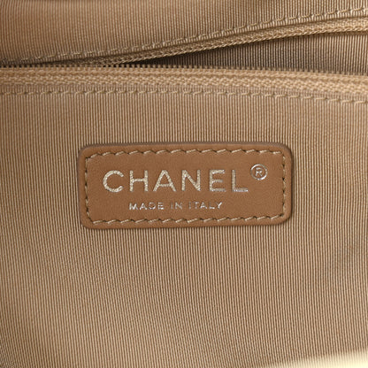 Chanel Caviar Quilted Expandable Zip Shoulder Bag White 6 of 11