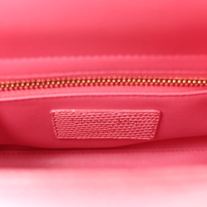 Christian Dior Lizard Mini Lady Dior Pink 6 of 11