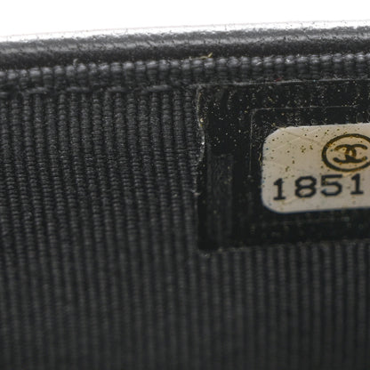 Chanel Lambskin Quilted Wallet On Chain WOC Black 8 of 11