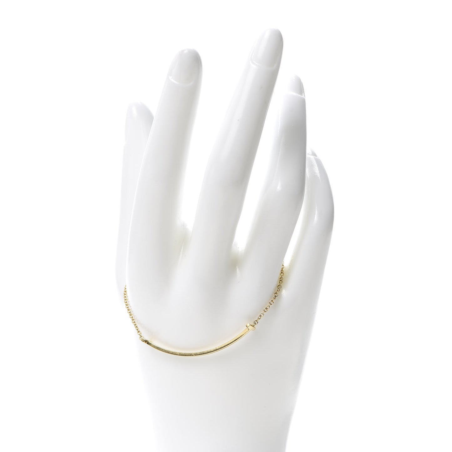 18K Yellow Gold T Smile Bracelet