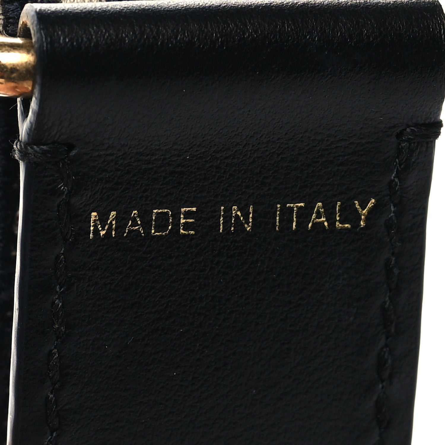 Christian Dior Canvas Embroidered Shoulder Strap Blue 4 of 4