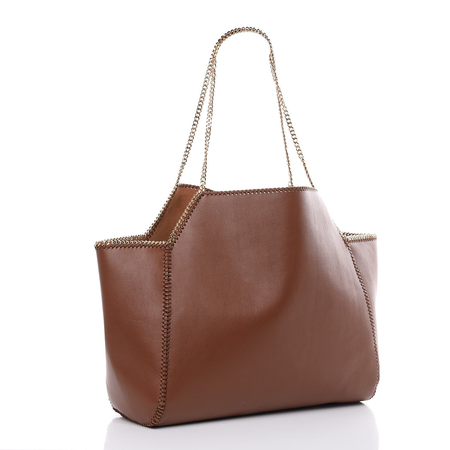 Stella McCartney Alter Nappa Dual Falabella Tote Brown 3 of 7