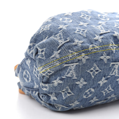Louis Vuitton Monogram Denim Pleaty Blue 7 of 11